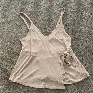 Soft and sexy wrap tank
